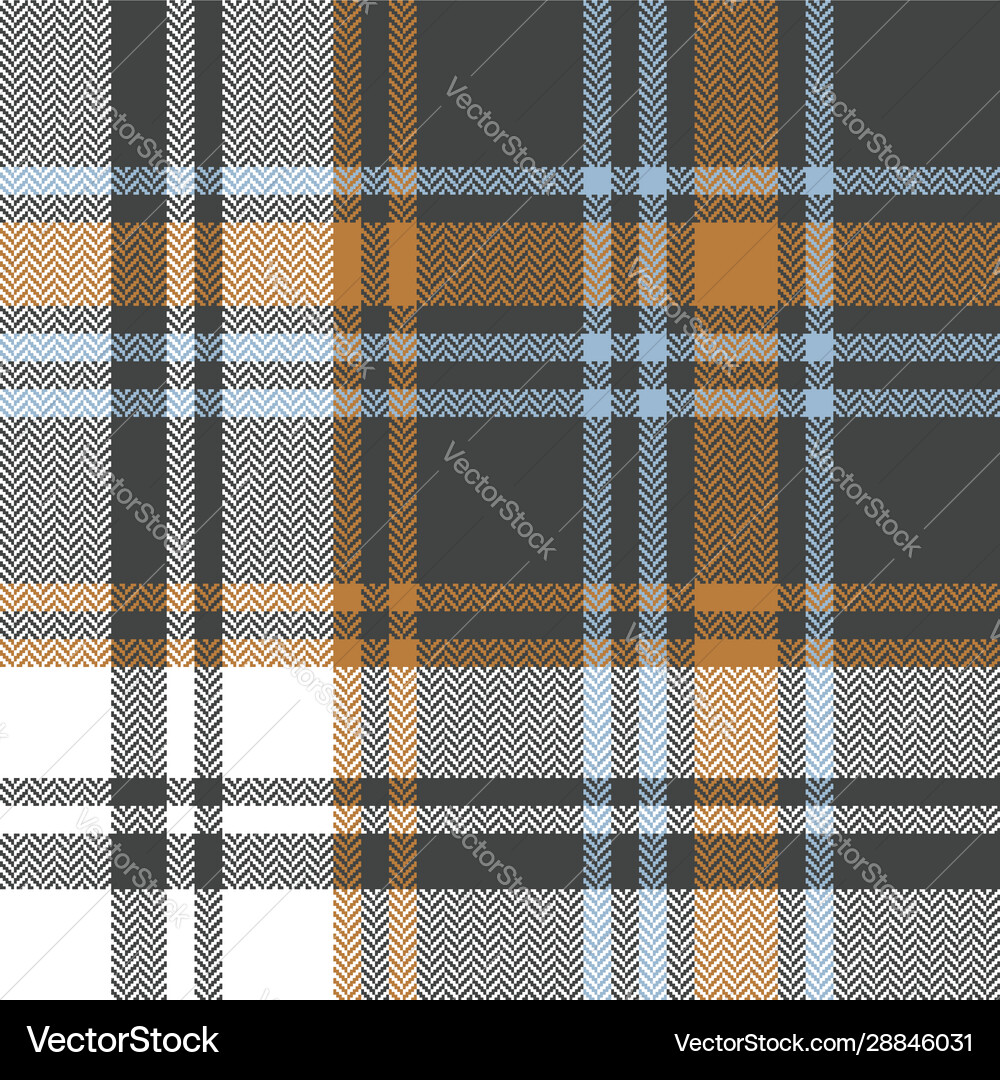 Seamless herringbone check plaid pattern Vector Image