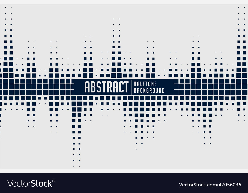 Abstract halftone sound spectrum style background