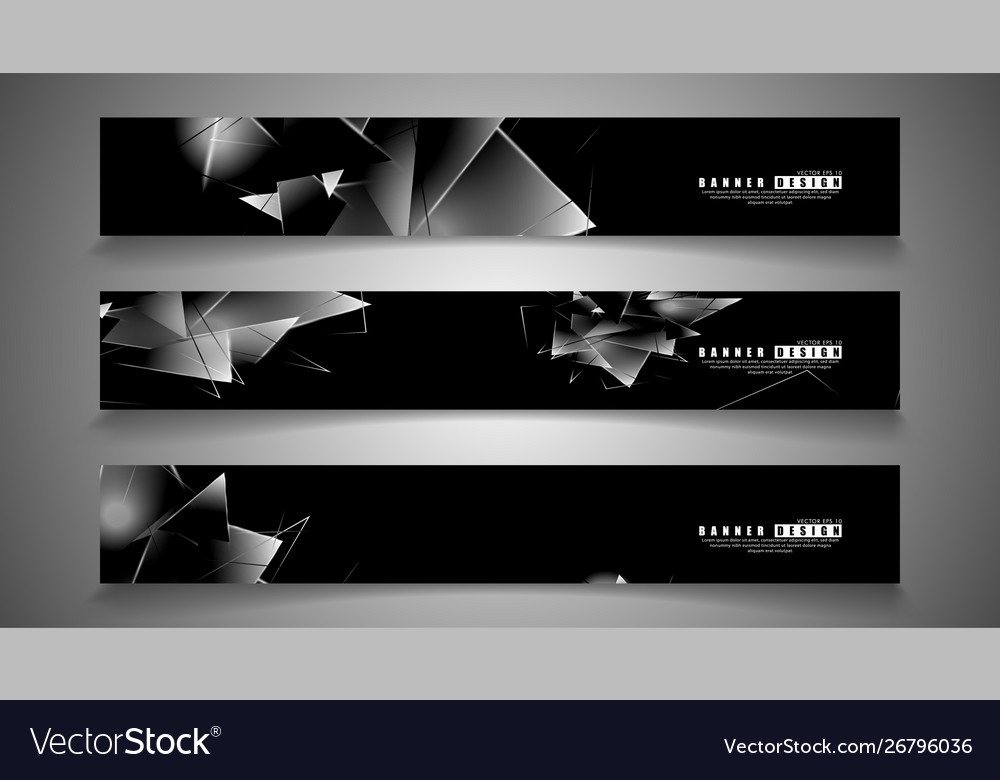 Abstract Luminous Triangle Background