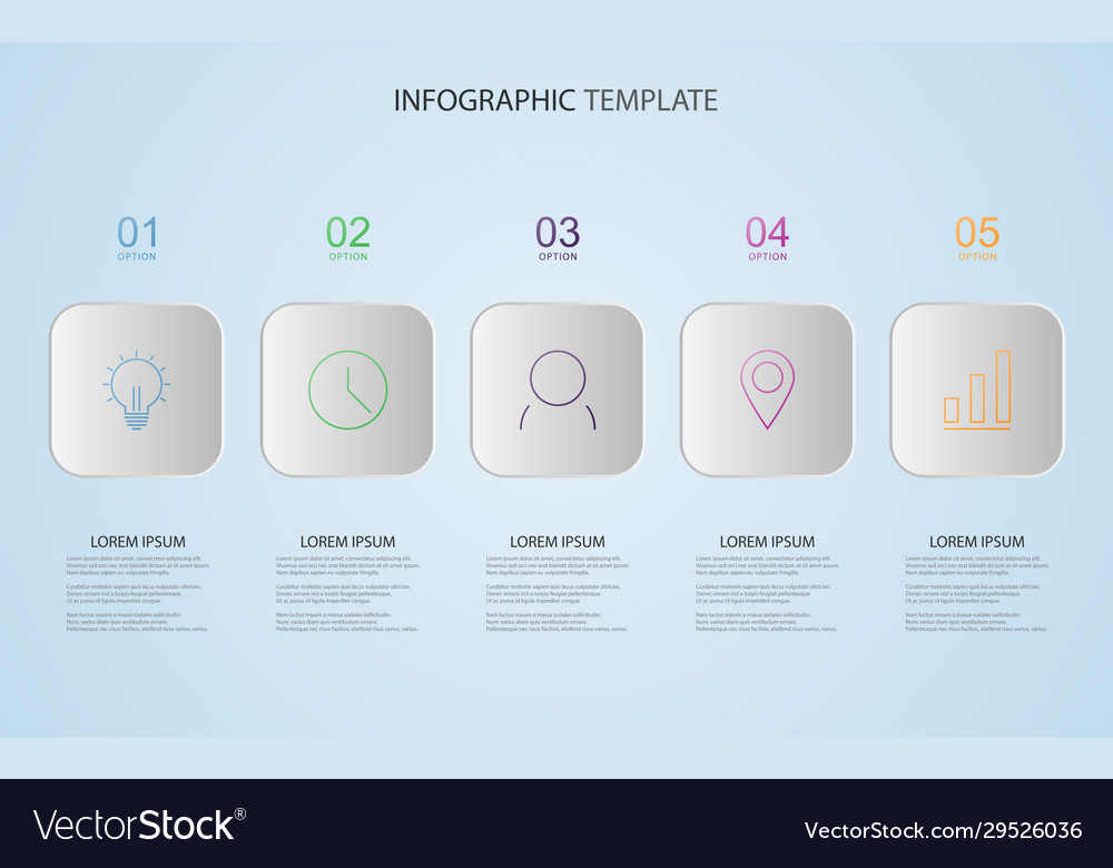 Business data with abstract elements graph vector image Business data with abstract elements graph