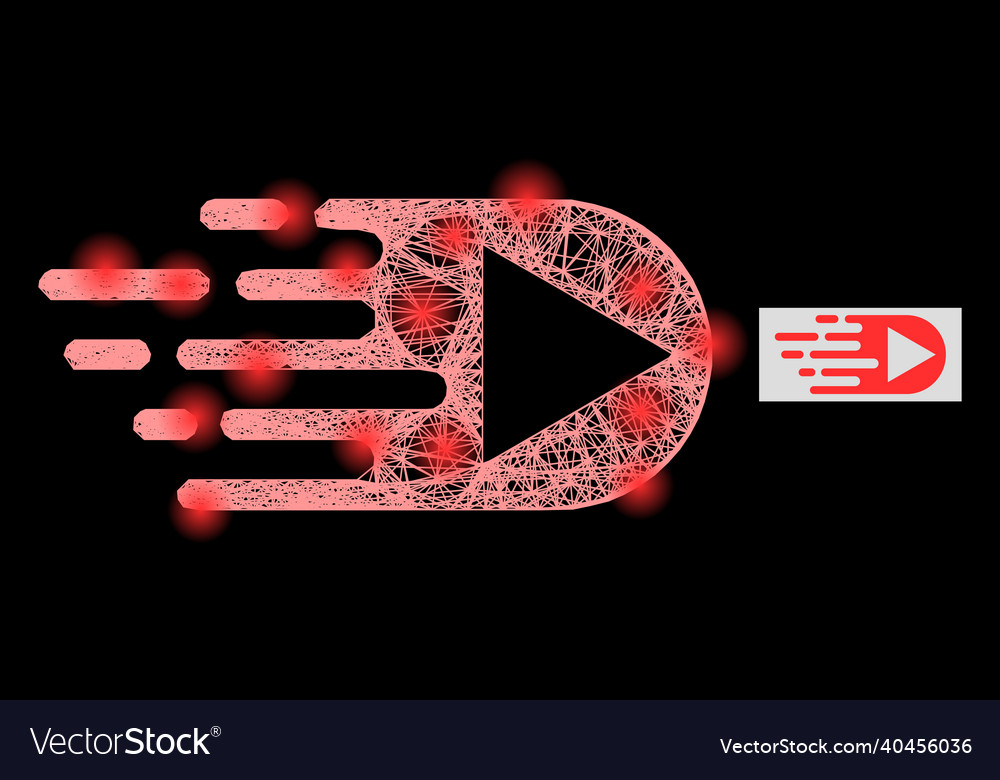 Glossy hatched mesh play function with lightspots vector image Glossy hatched mesh play function with lightspots