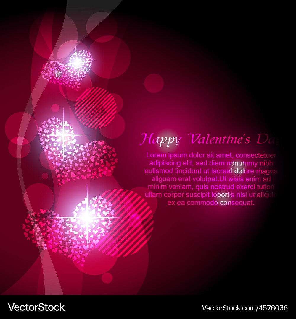 Heart background Royalty Free Vector Image - VectorStock