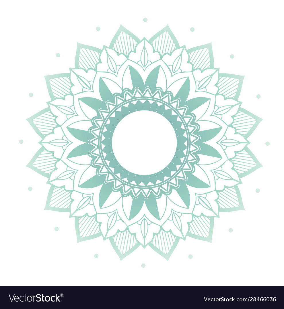 Mandala patterns on isolated background