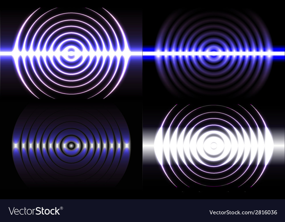 Set of abstract splash color glowing background