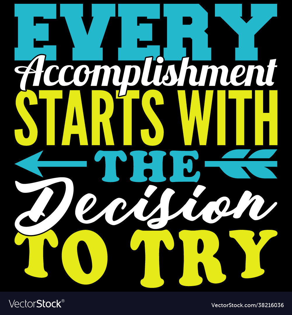 Start with a Decision