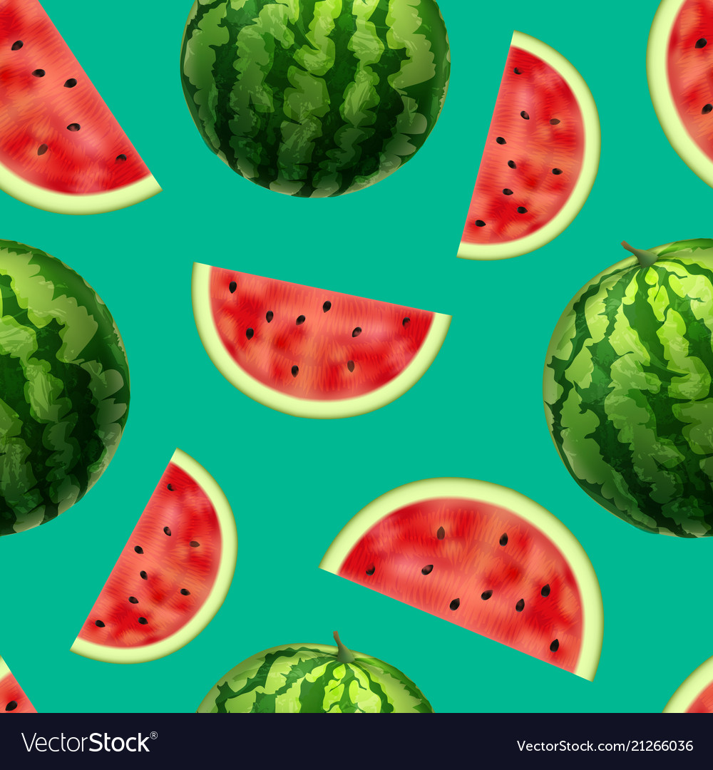 Watermelon & Slice Pattern