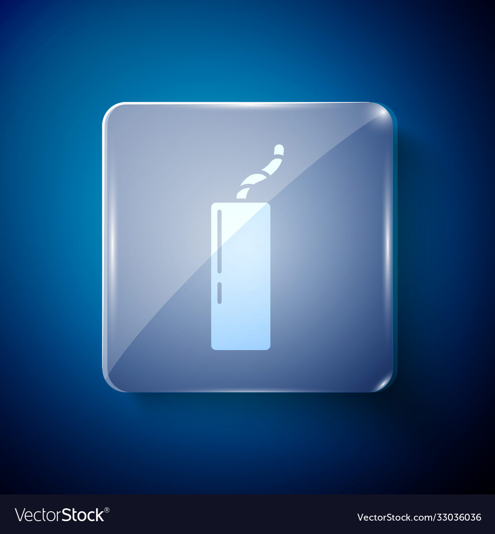 White detonate dynamite bomb stick and timer clock vector image White detonate dynamite bomb stick and timer clock
