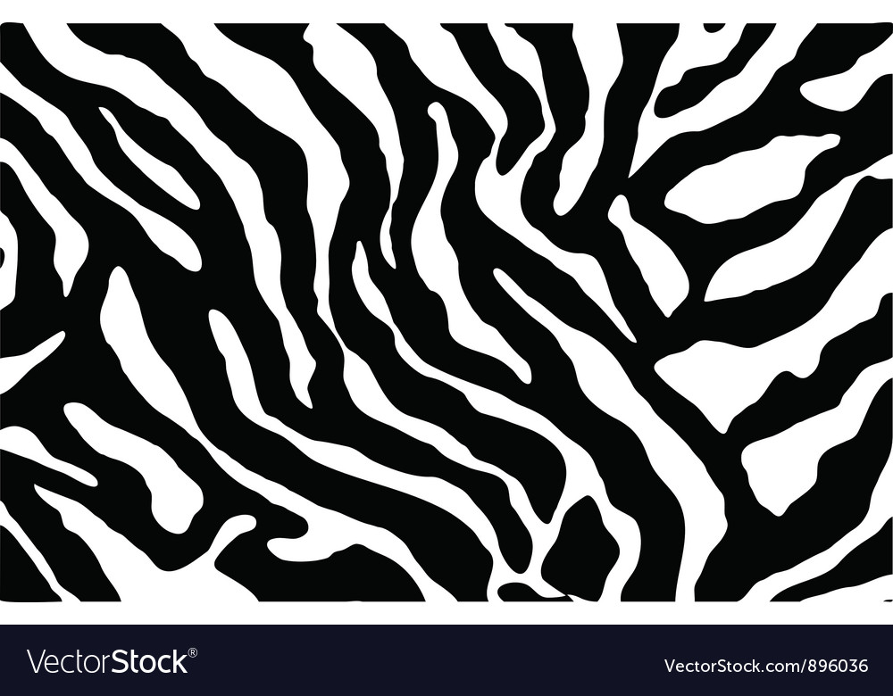 Zebra safari pattern Royalty Free Vector Image