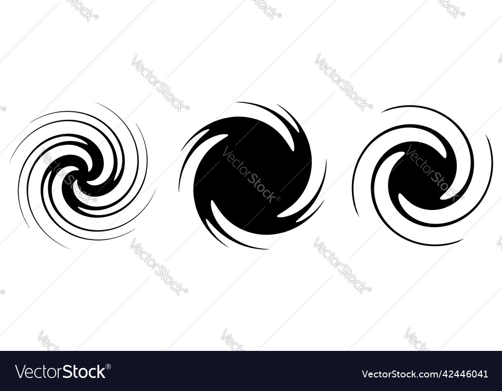 Abstract spiral swirl twirl design element helix
