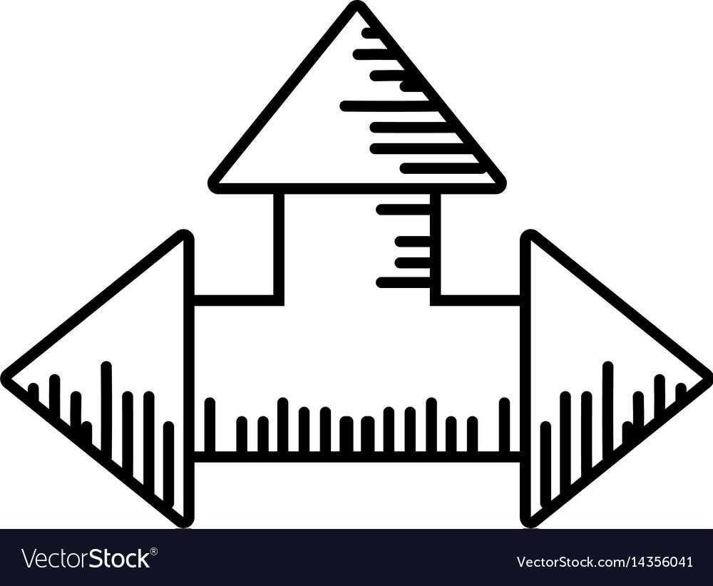 Arrows direction system outline