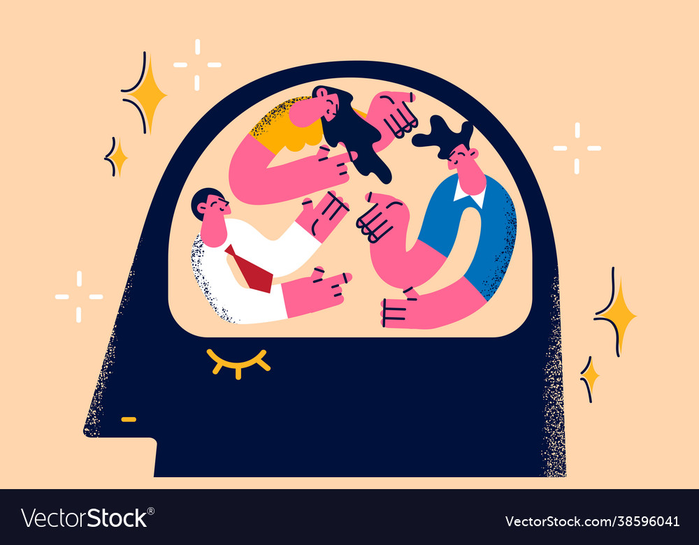 Brainstorming Big Idea And Teamwork Concept Vector Image