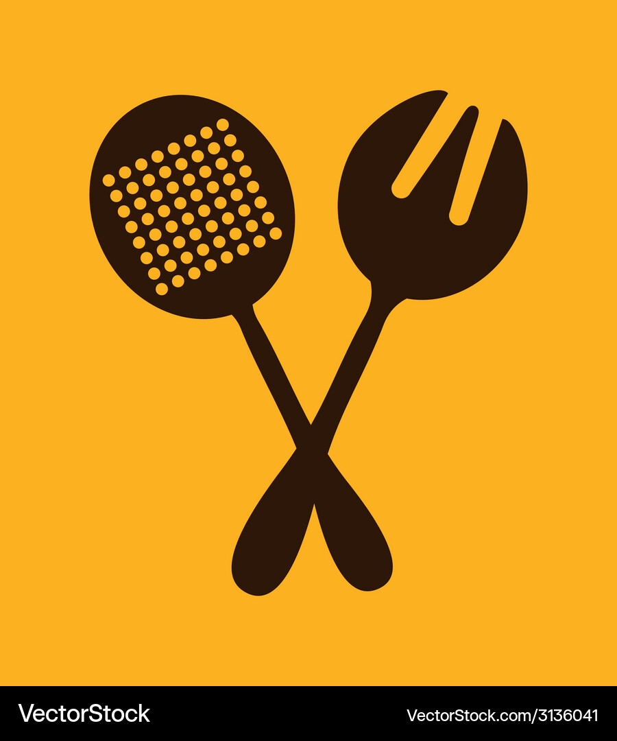 Cutlery menu design Royalty Free Vector Image - VectorStock
