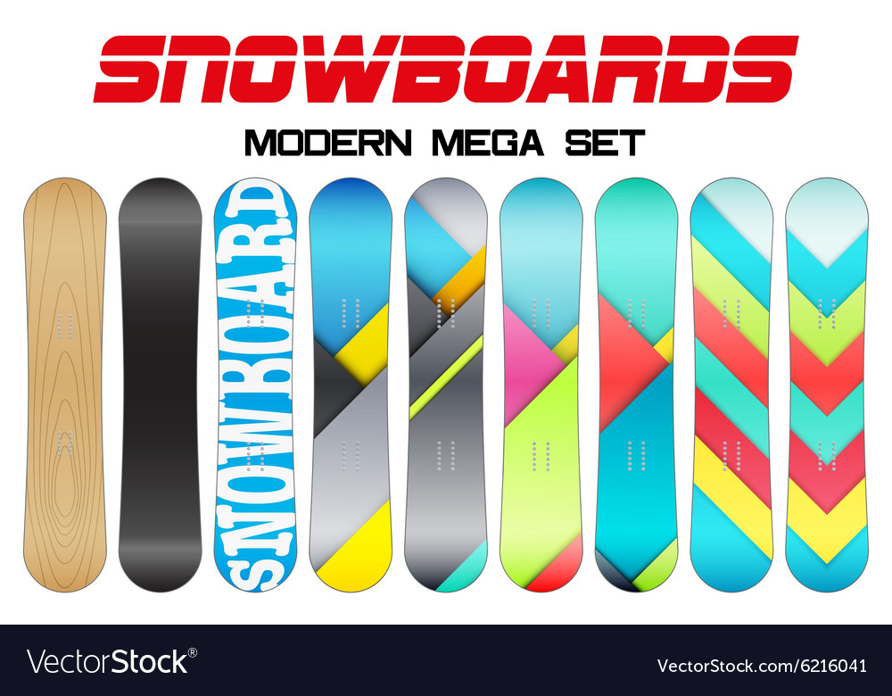 set of snowboards sample