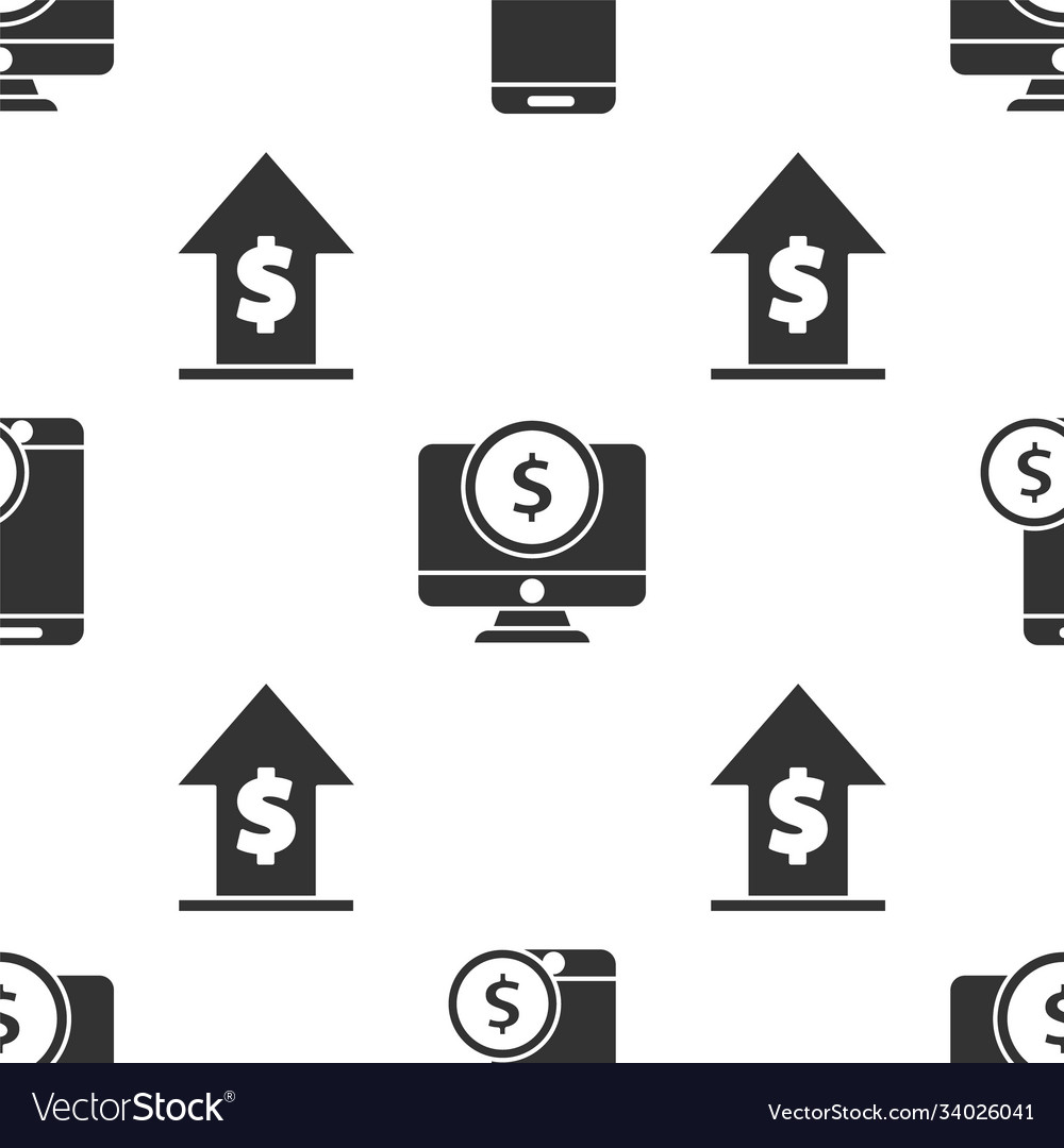 Set smartphone with dollar computer monitor
