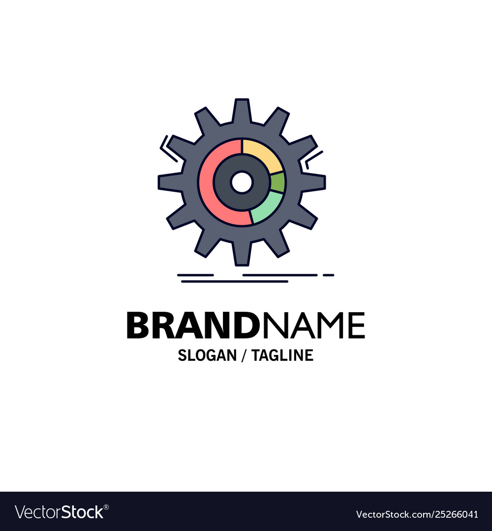 Setting data management process progress flat Vector Image Setting data management process progress flat