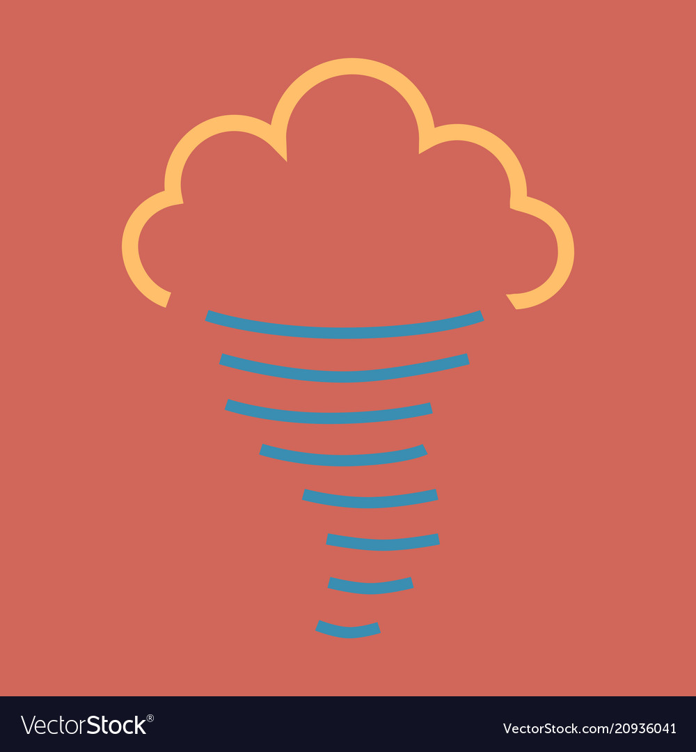 Tornado icon simple of for web fast