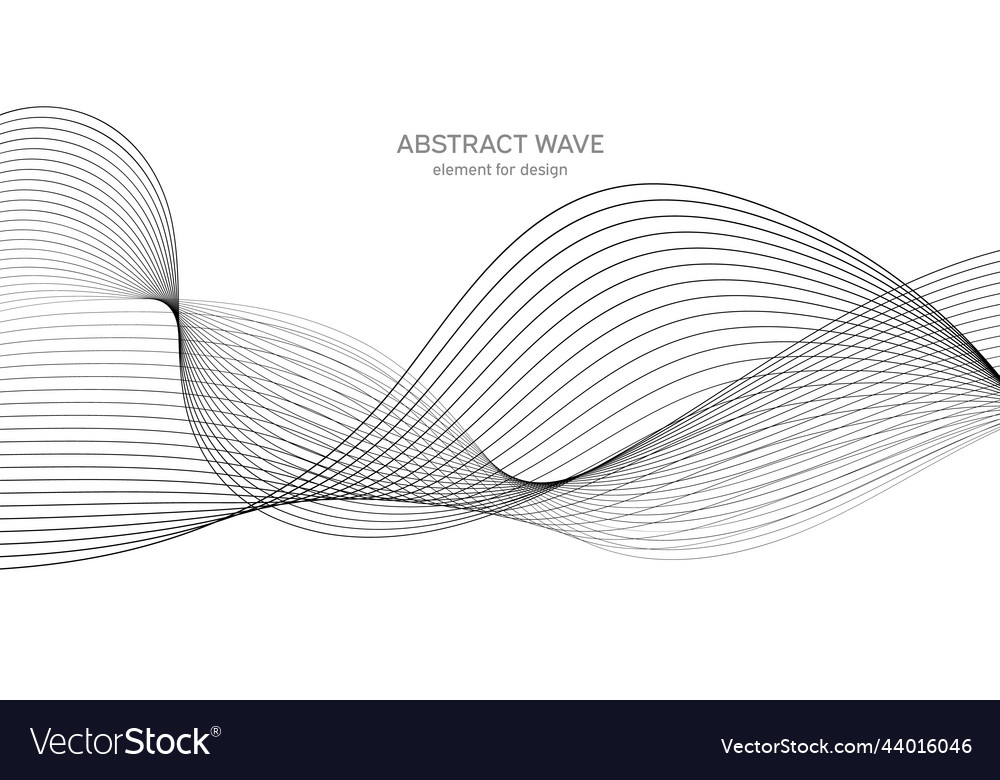 Abstract wave element for design digital vector image Abstract wave element for design digital