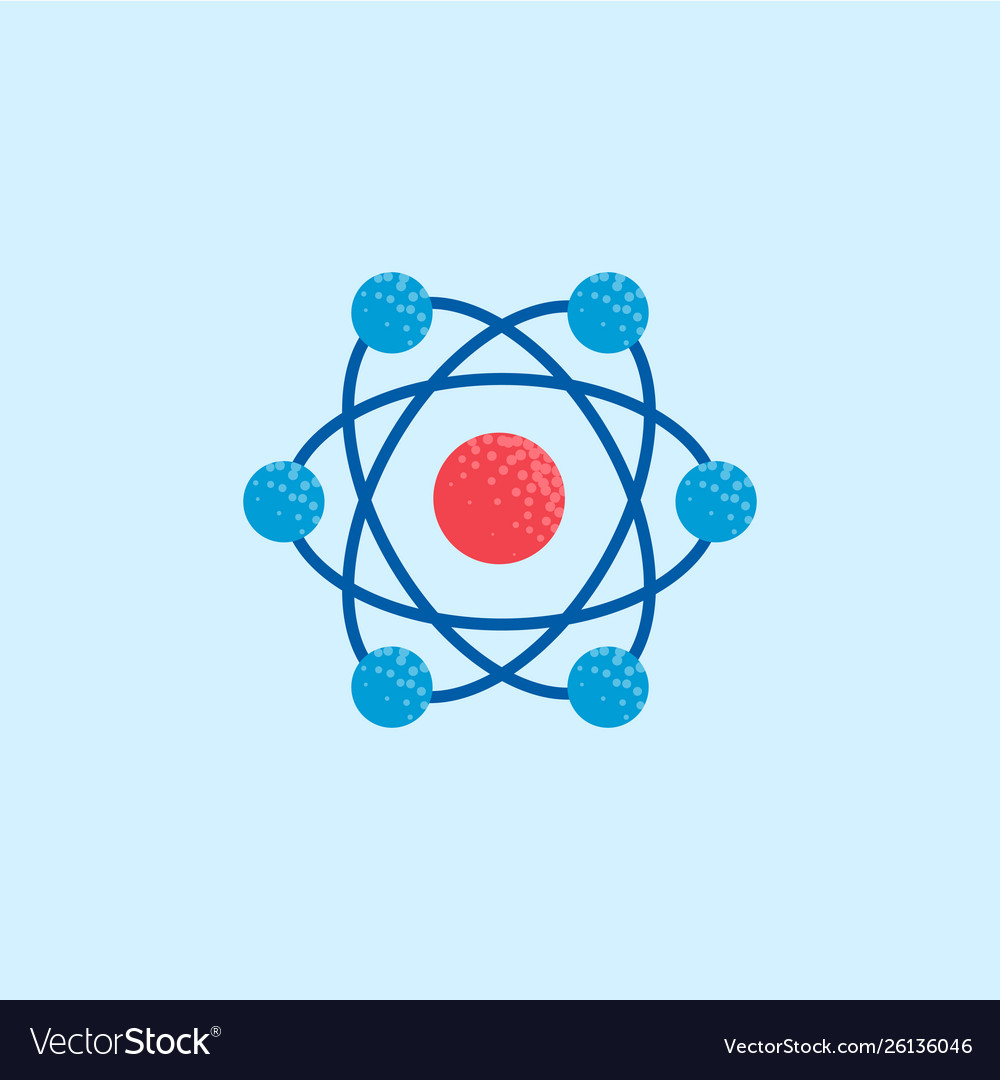 Atom icon molecule