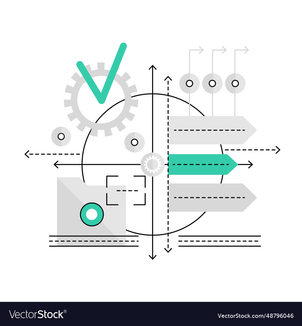 Business decision making Royalty Free Vector Image