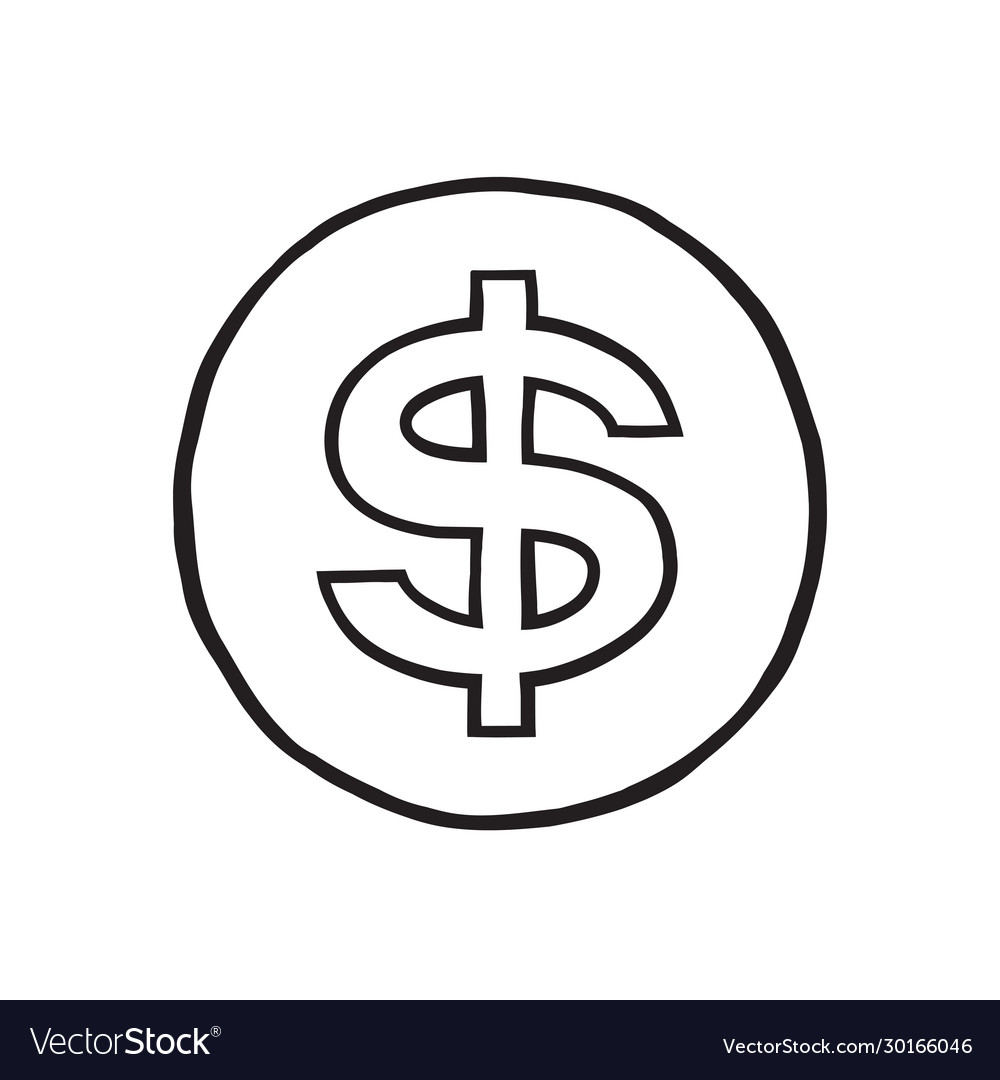 Dollar sign icon Royalty Free Vector Image - VectorStock