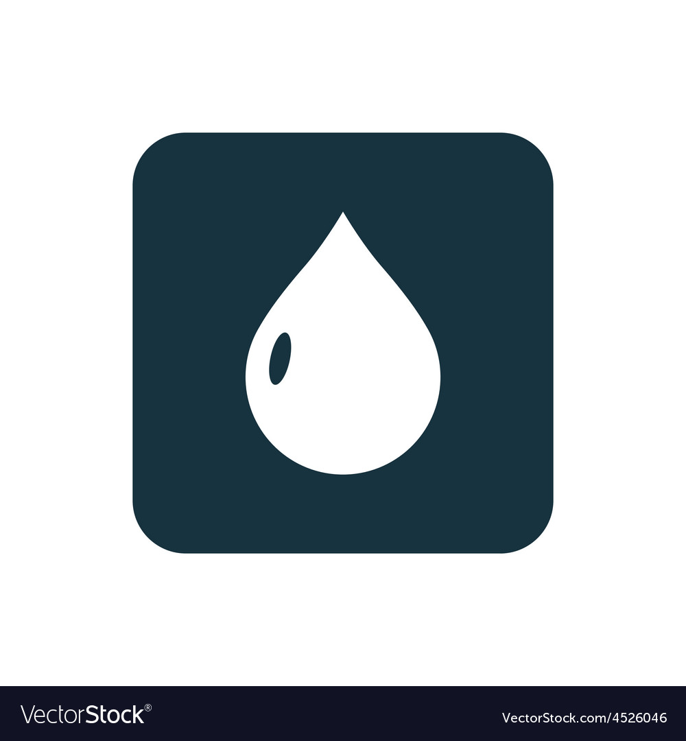 Drop icon rounded squares button