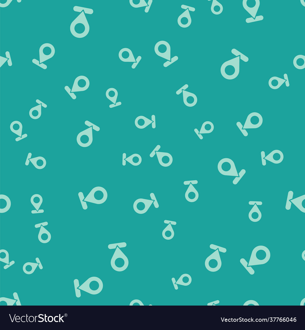 Green map pin icon isolated seamless pattern Vector Image Green map pin icon isolated seamless pattern