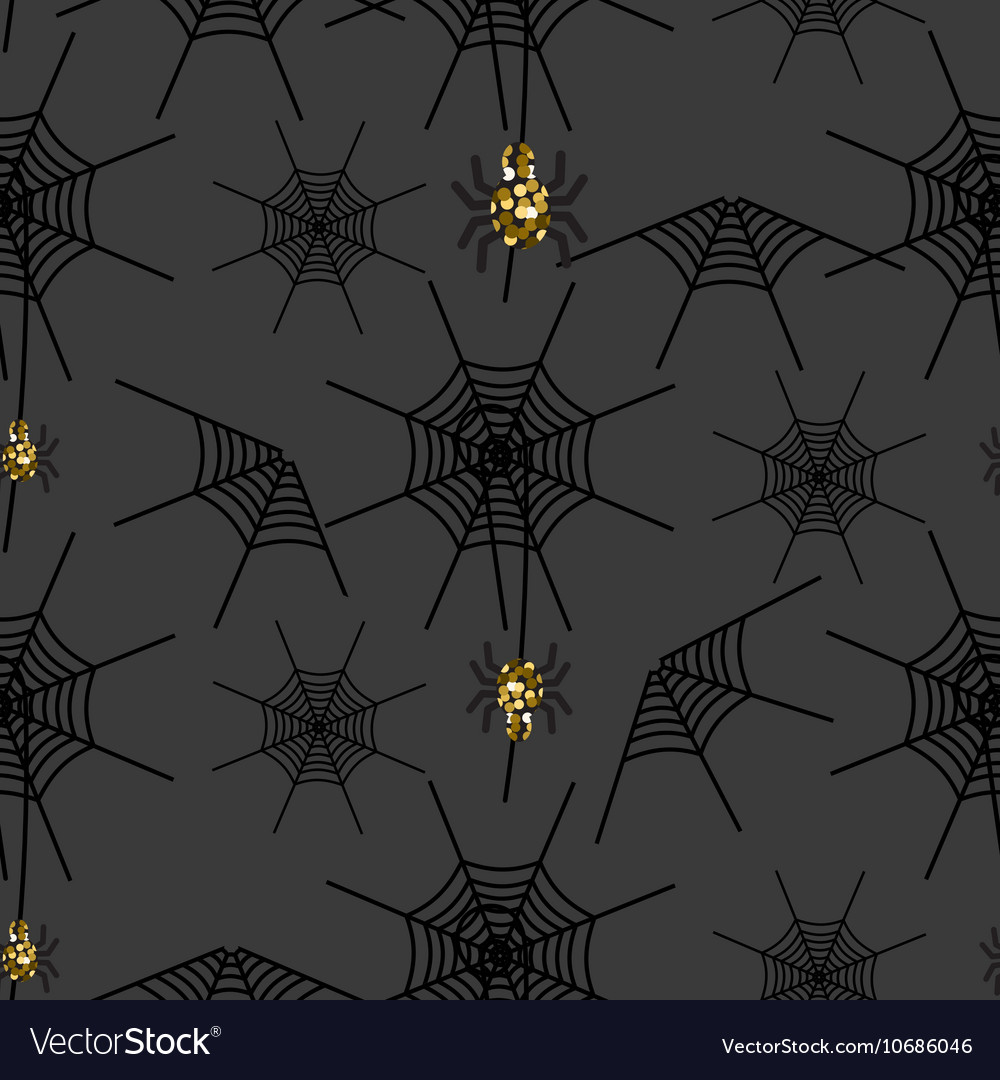 Halloween spider net pattern