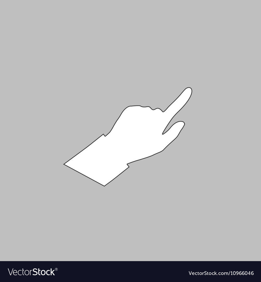 Hand cursor computer symbol