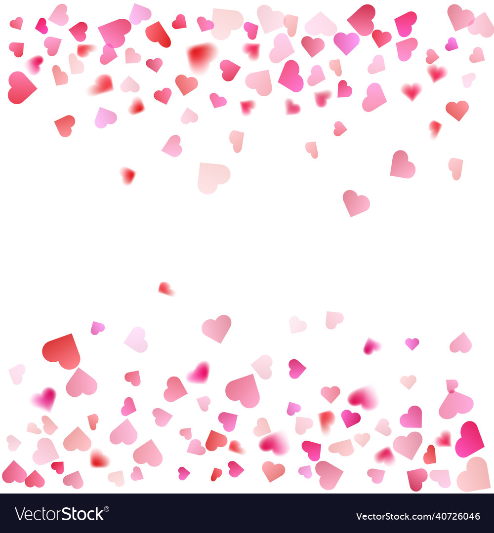 Pink particles heart shape valentines day