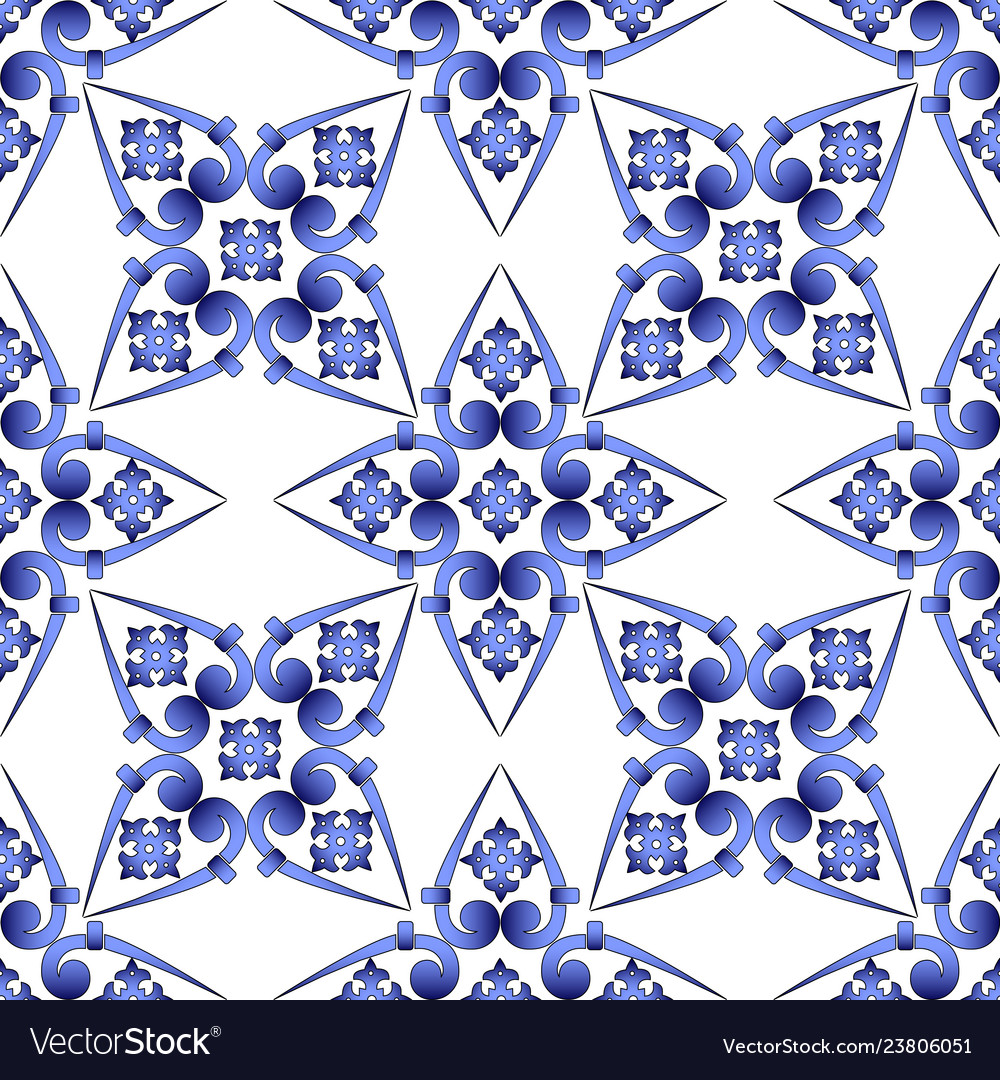 Abstract seamless patchwork pattern vector image Abstract seamless patchwork pattern