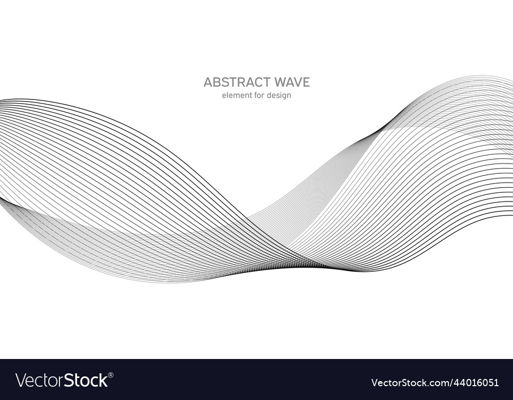 Abstract wave element for design digital vector image Abstract wave element for design digital