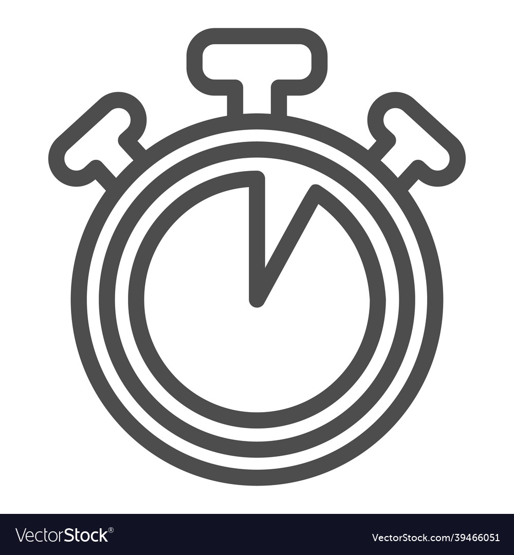 Stopwatch with buttons 5 seconds timer