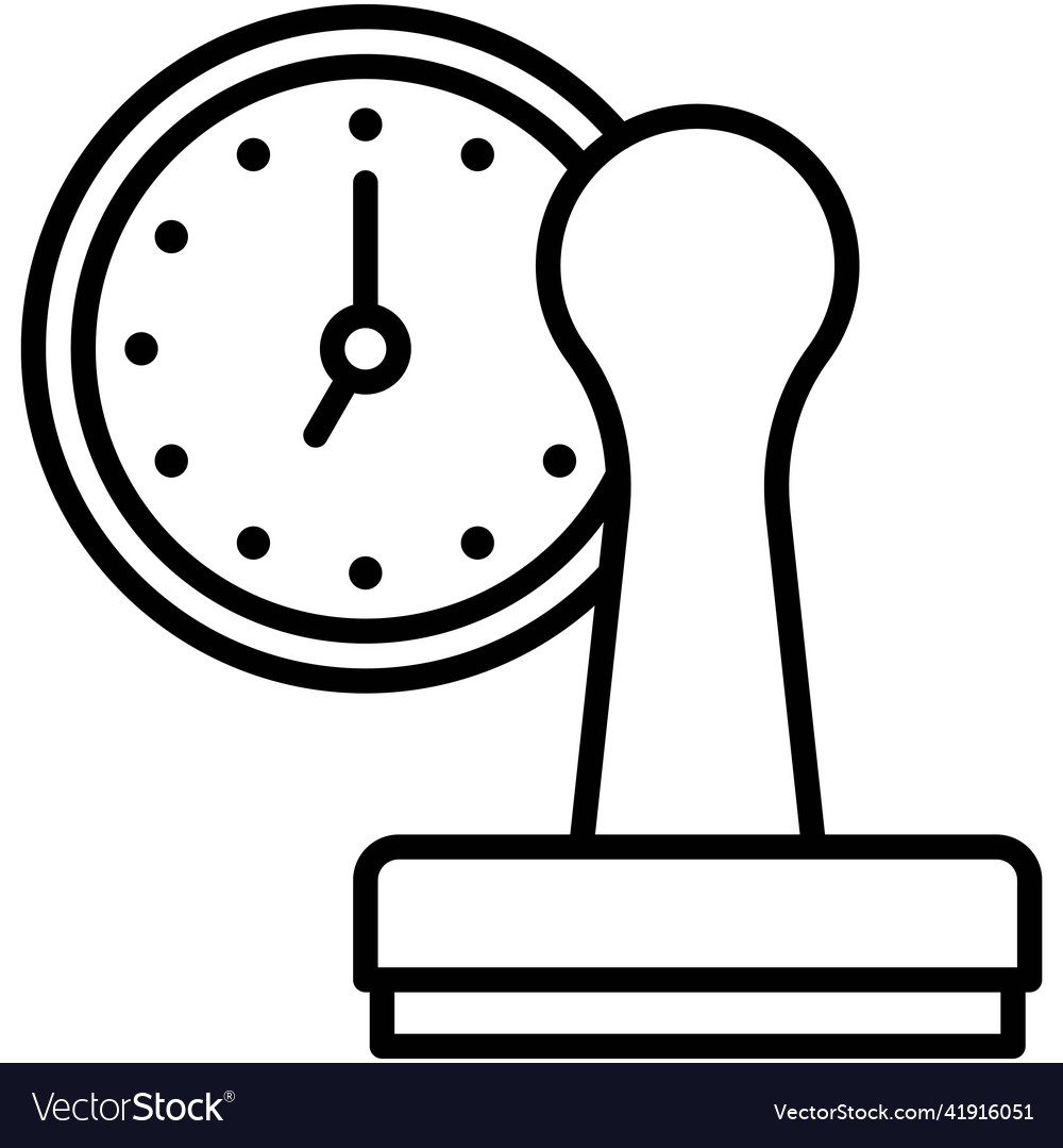 Timestamp icon blockchain related