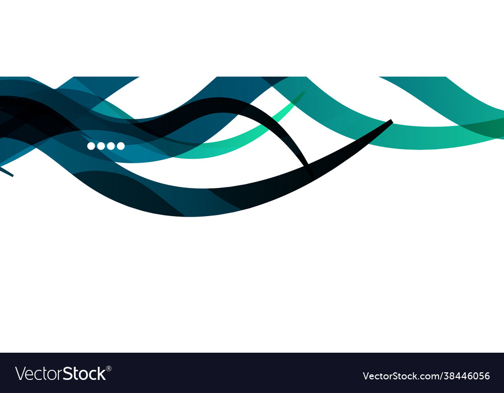 Abstract background - transparent overlapping wavy Vector Image Abstract background - transparent overlapping wavy