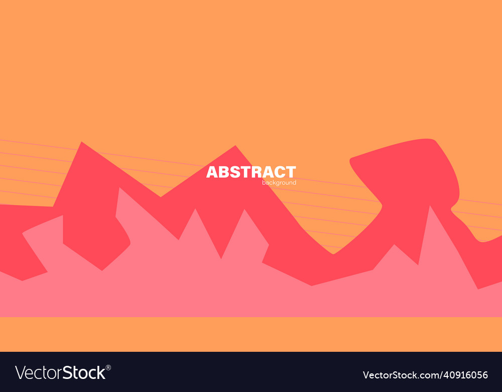 Abstract orange background with fluid shapes