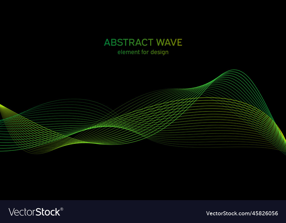 Abstract wave element for design digital vector image Abstract wave element for design digital