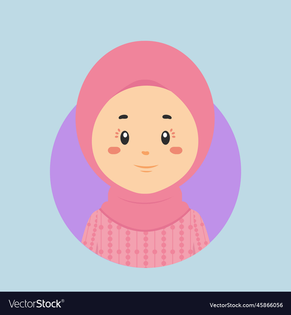 Avatar of a indonesian character Royalty Free Vector Image