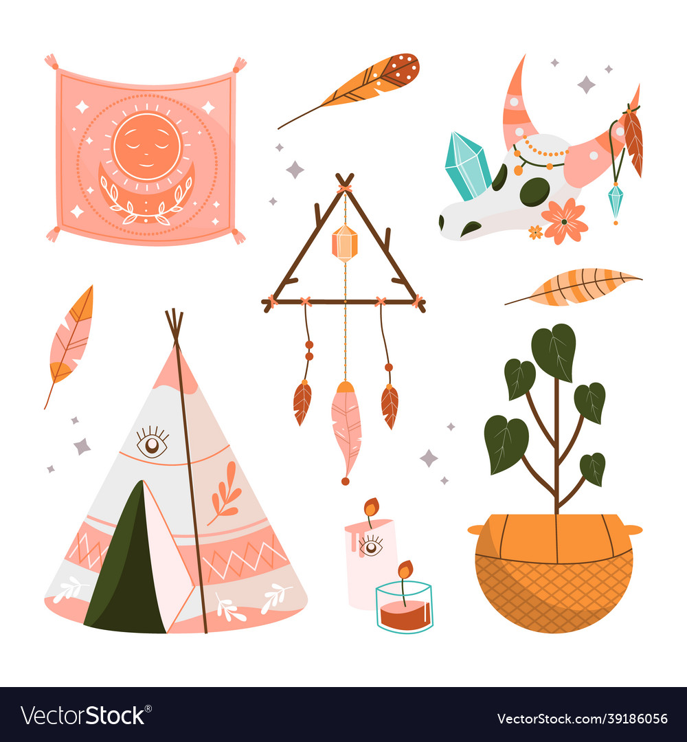 Boho element set