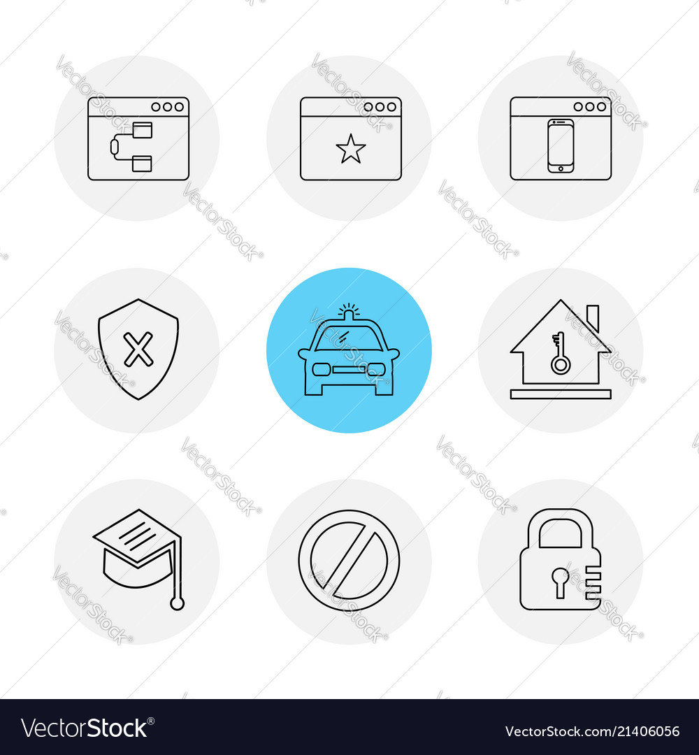 Convocation car lock shield windows ui