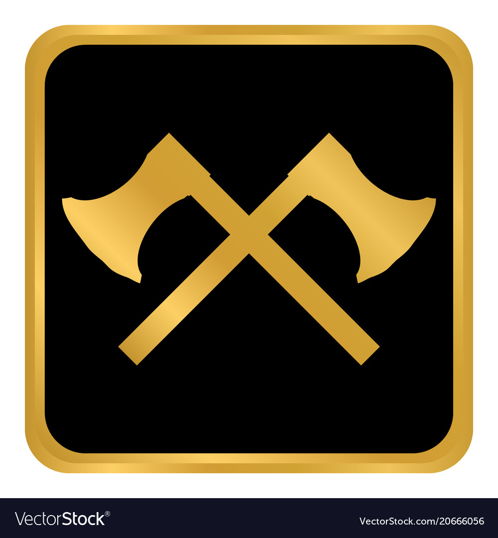 Crossed axes button