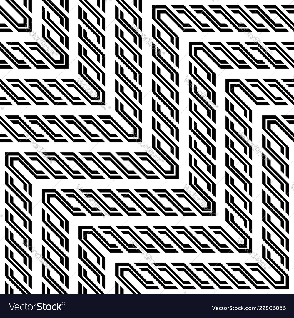 Design seamless monochrome zigzag pattern