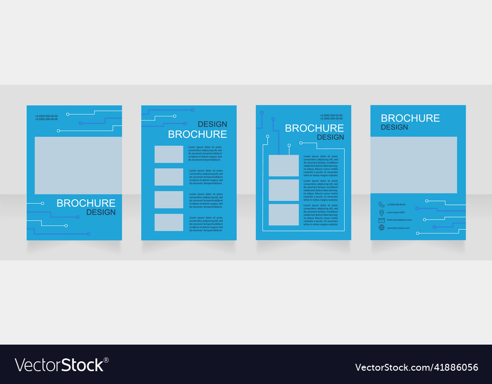 Digital network connection technology blank Vector Image Digital network connection technology blank