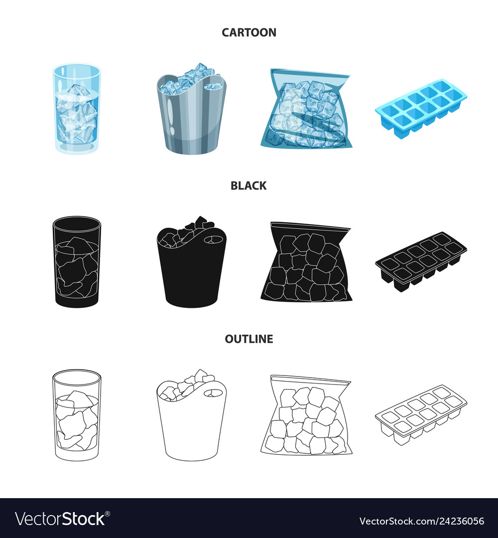 Isolated object of texture and frozen icon