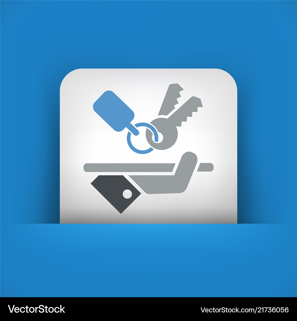 Keys icon Royalty Free Vector Image - VectorStock