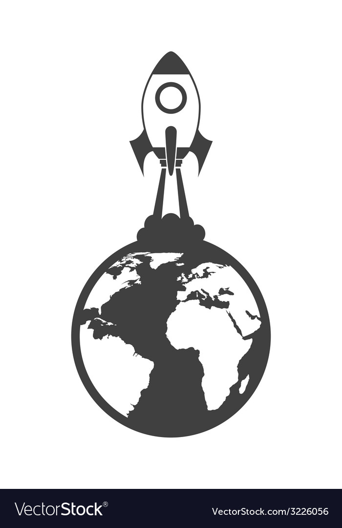 Modern Rocket Icon
