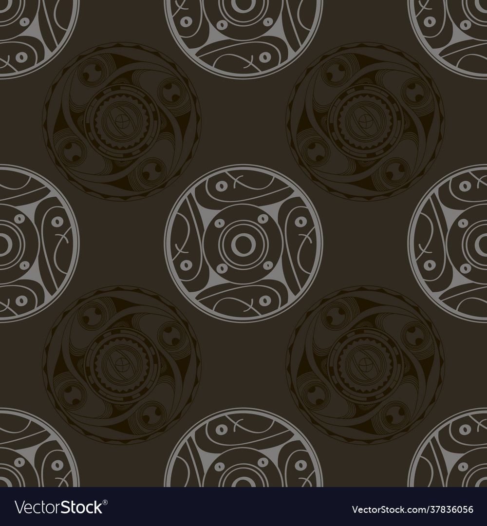 Seamless pattern with symbols