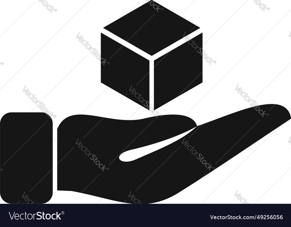 Take care of vr app icon simple augmented Vector Image