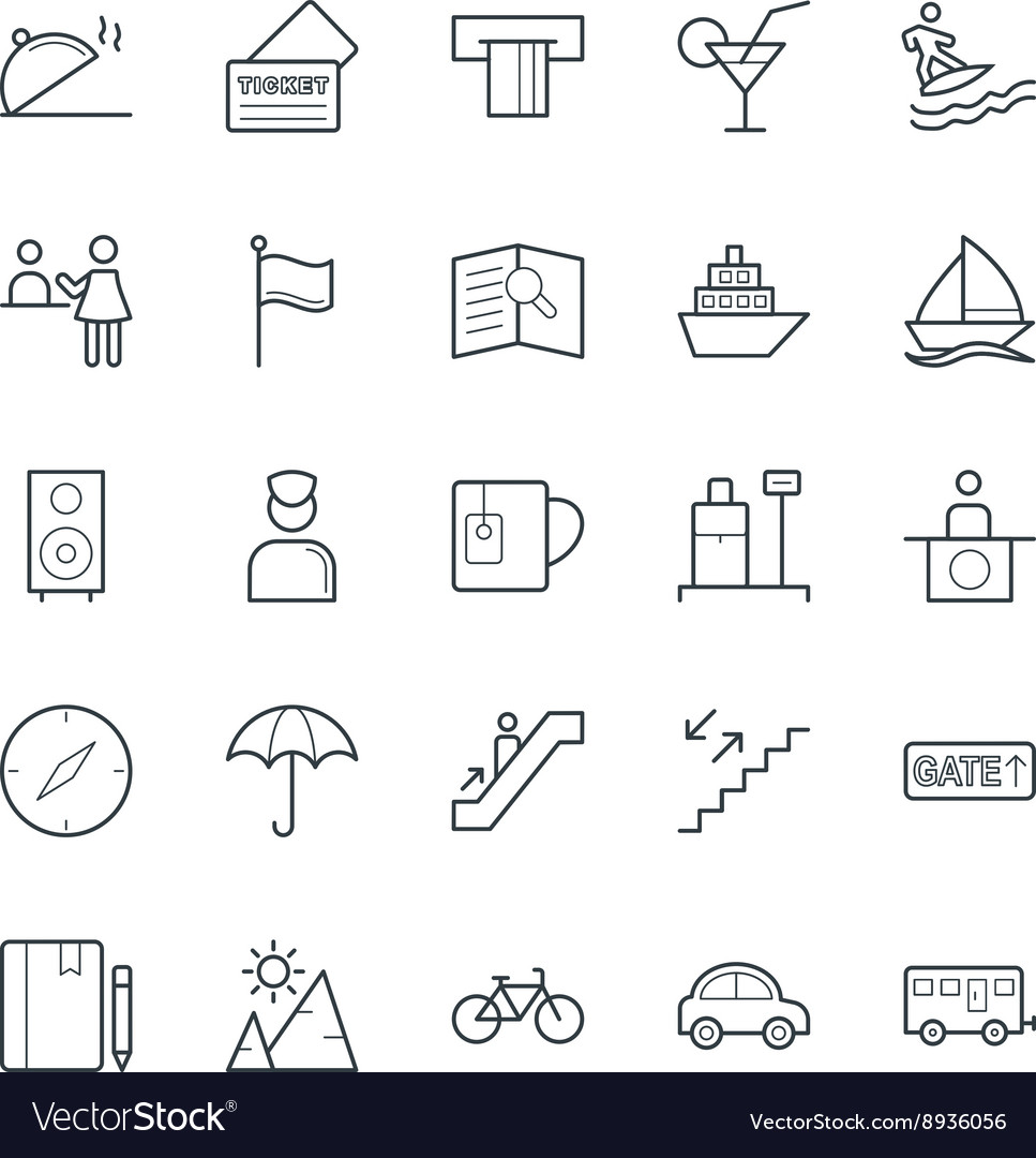 Travel cool icons 3