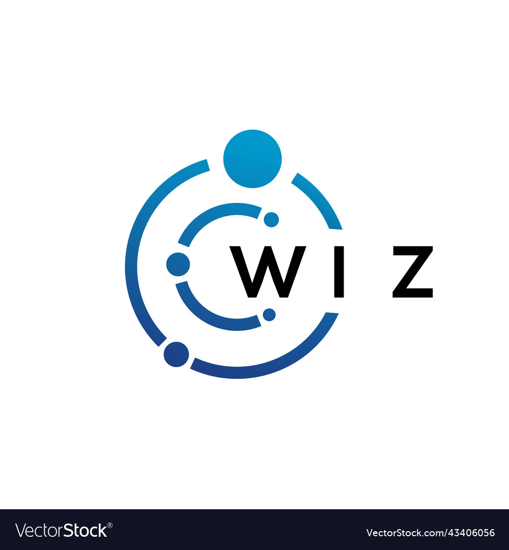 WIZ Initials Logo - Technology & IT