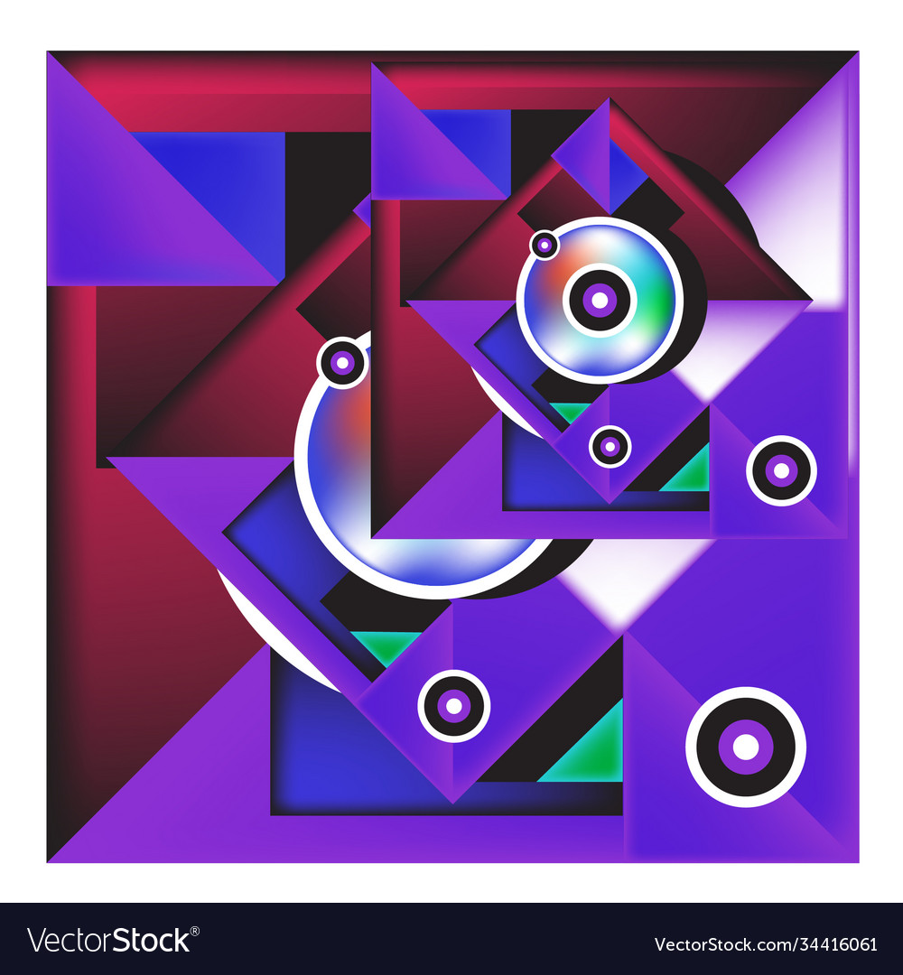 Abstract modern triangles background pattern Vector Image Abstract modern triangles background pattern